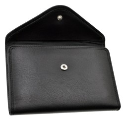 étuis enveloppe portefeuille carte grise permis avec porte clé Charmoni® en cuir neuf Abitain